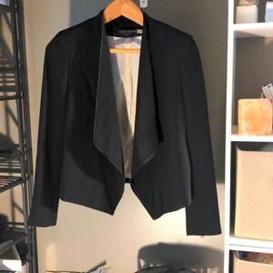 Alice & Olivia drape front blazer